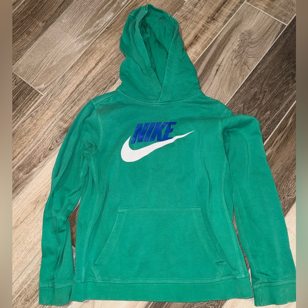 Nike Green hoodie men’s small EUC